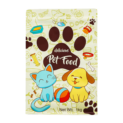 Custom Flat Bottom Snack Food Grade Stand Up Pouch Bags