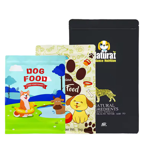 Custom Flat Bottom Snack Food Grade Stand Up Pouch Bags