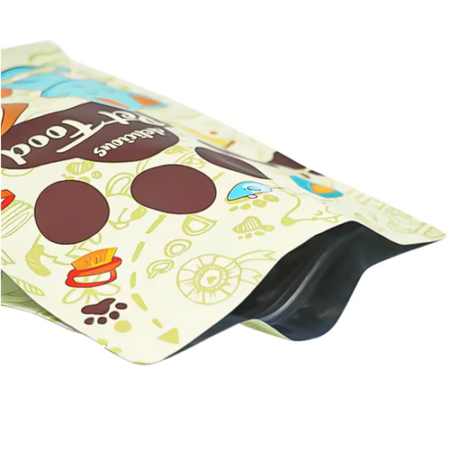 Custom Flat Bottom Snack Food Grade Stand Up Pouch Bags