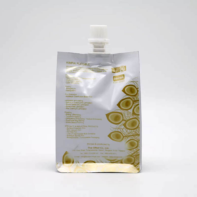 Custom Recycled Food-Grade Spout Pouch Bags for Juice Packaging